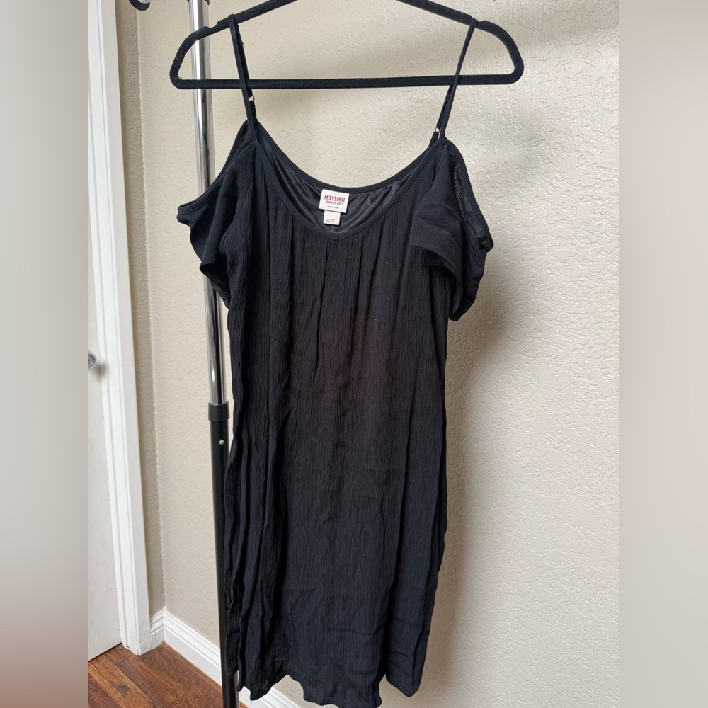 Mossimo Supply Co. Women's Black Cold Shoulder Dress